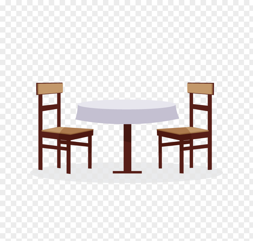 The Vector Table Chair Furniture PNG