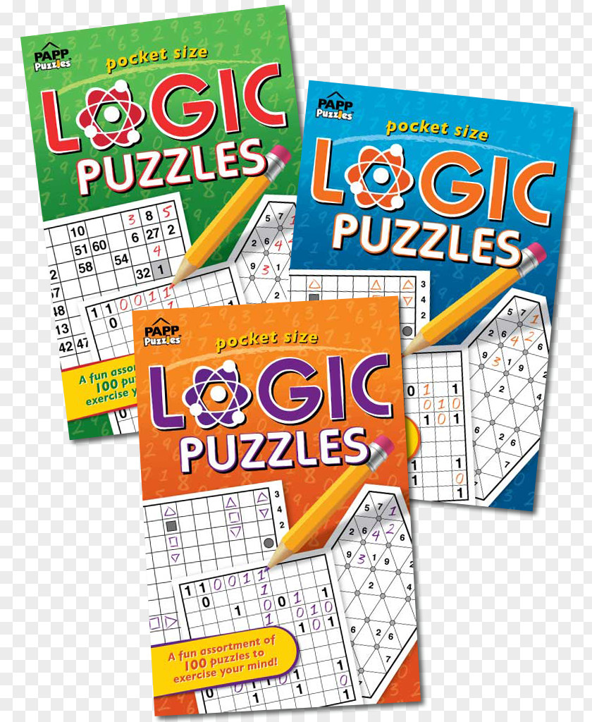 120 Easy To Extreme Logic Puzzles For On-The-Go Holiday Fun Crossword Puzzle BookBook Sudoku Travel Pocket Size Book 1 PNG