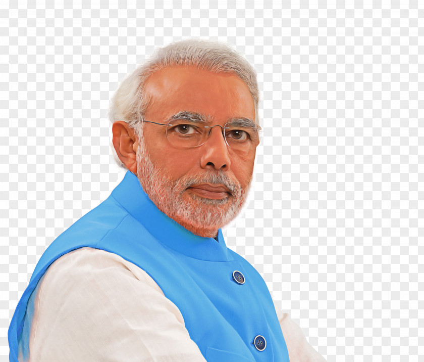 Elder Chin Modi Cartoon PNG