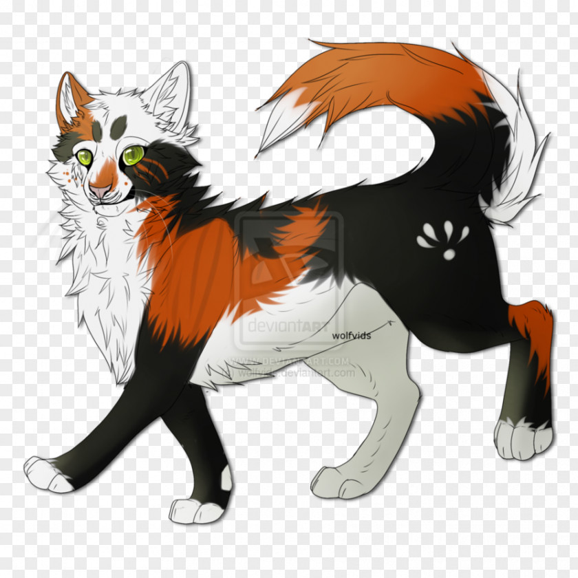 Extremely Simple Calico Cat Warriors Firestar Tail PNG