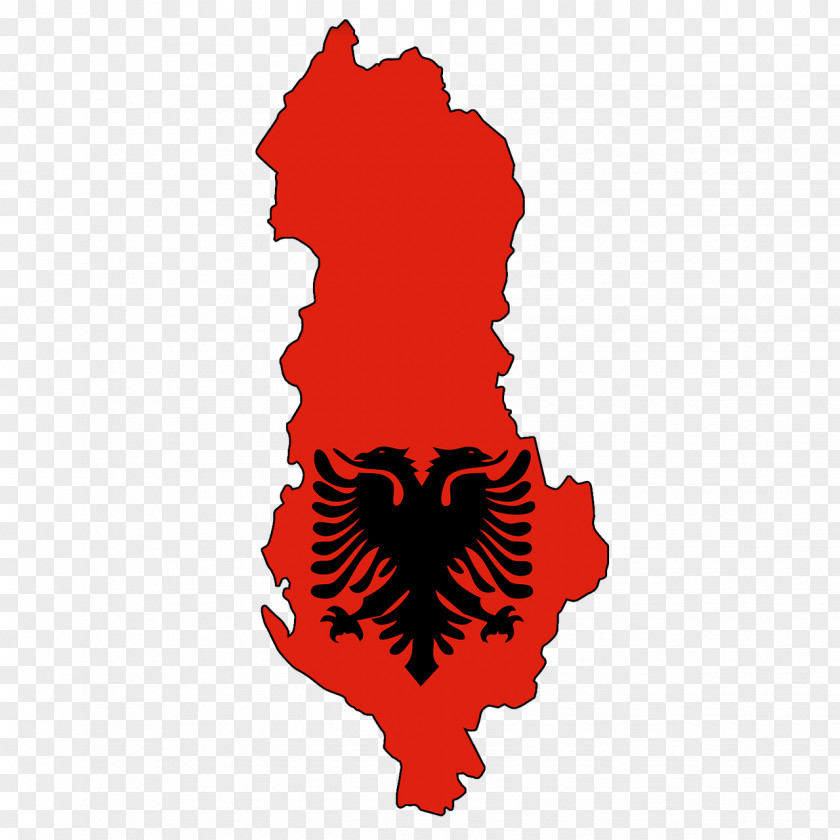 Map Flag Of Albania Stock Photography PNG