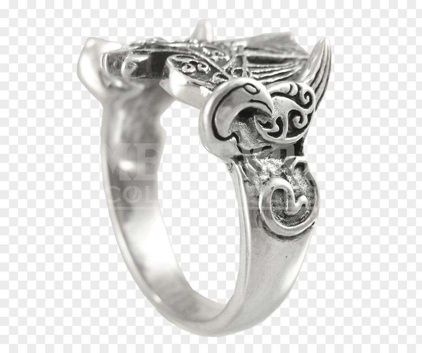 Pentagramm Ring Silver Body Jewellery Diamond PNG