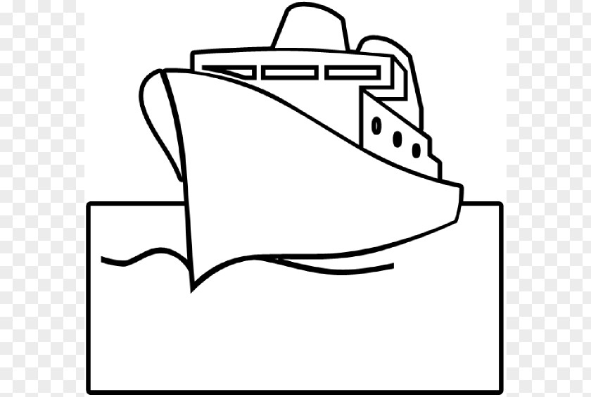 Ship Outline Cruise Sailboat Clip Art PNG