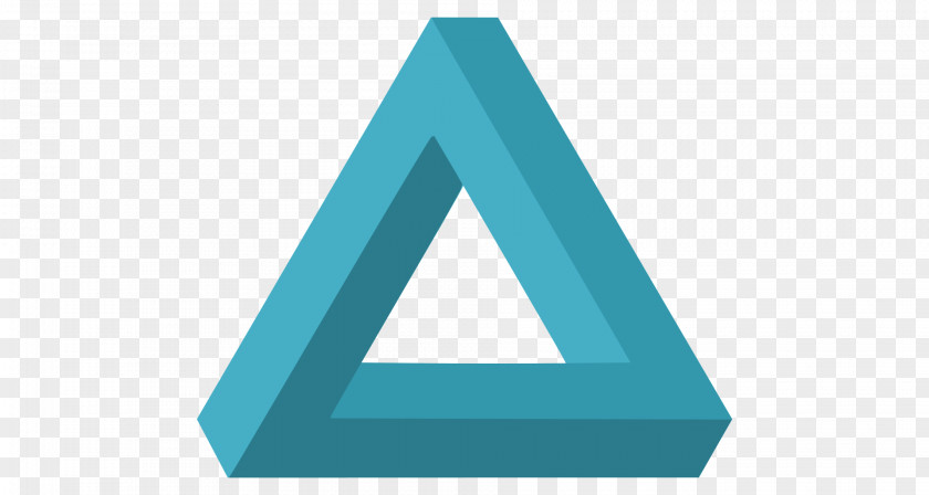 TRIANGLE Penrose Triangle Stairs Optical Illusion Tiling PNG