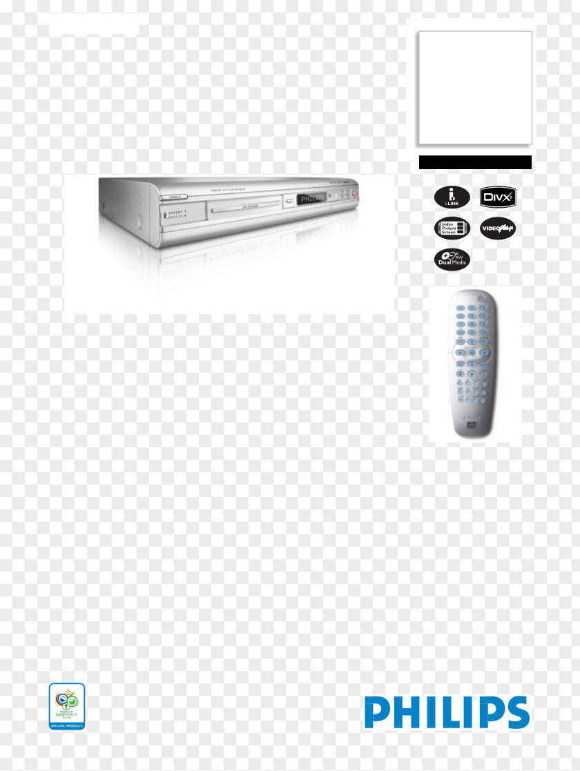Dvd Recorder Philips Television Electronics Product Manuals DVD PNG