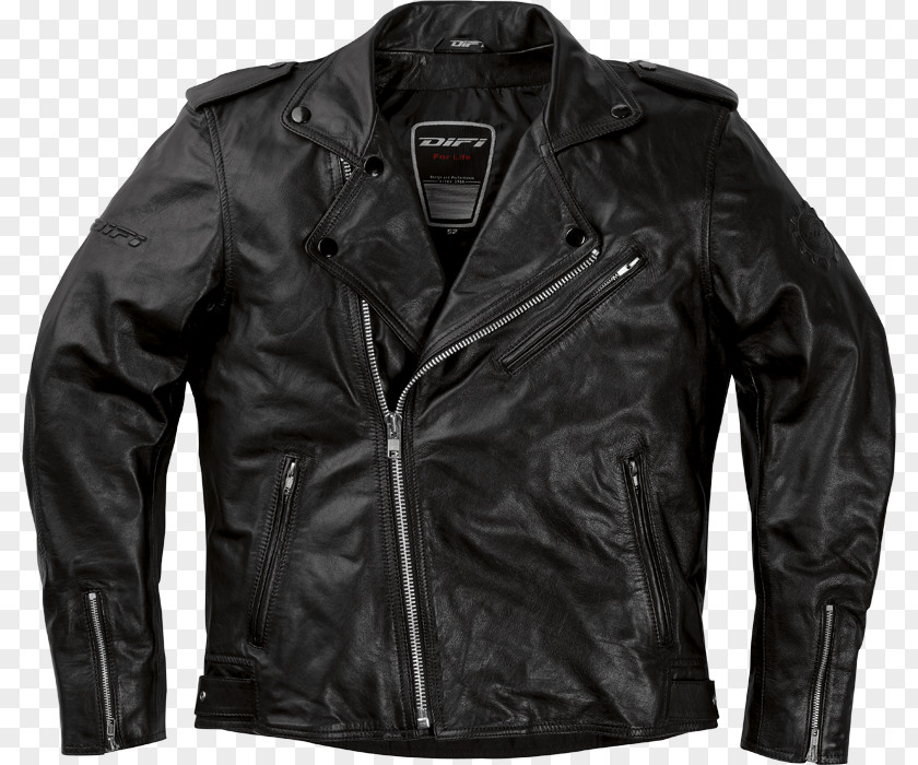 Jacket Leather Motorcycle Personal Protective Equipment Blouson PNG