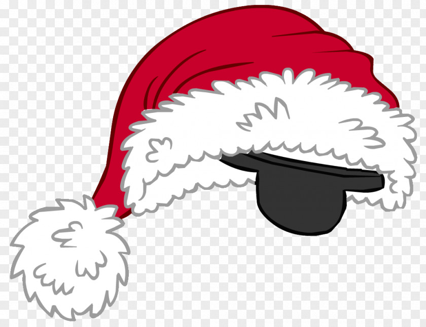 Papaya Bonnet Hat Club Penguin Santa Claus Christmas PNG