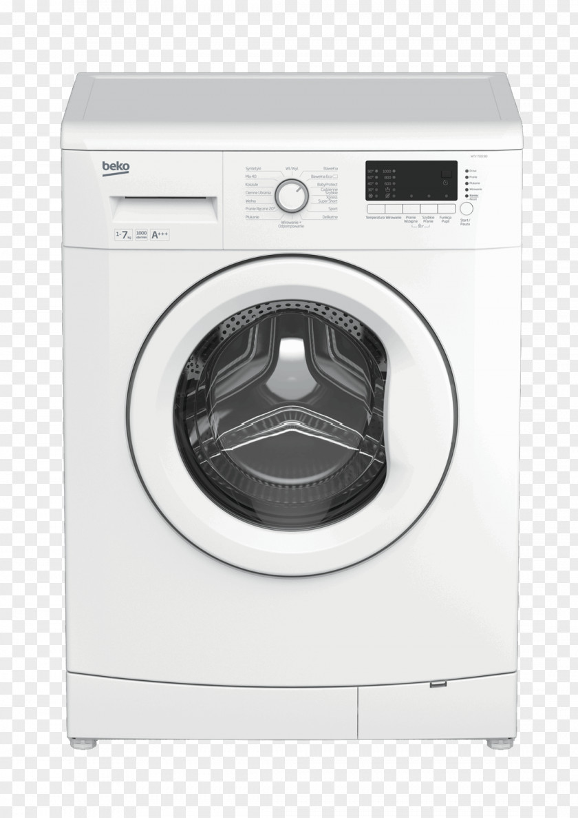 Washing Offer Machines Beko Home Appliance Clothes Dryer Combo Washer PNG