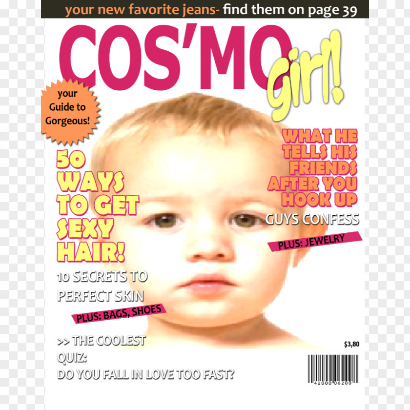 Magazine Cover Template Online Cosmogirl PNG