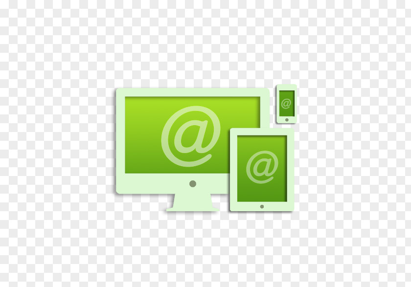 Posted Brand Electronics Green PNG