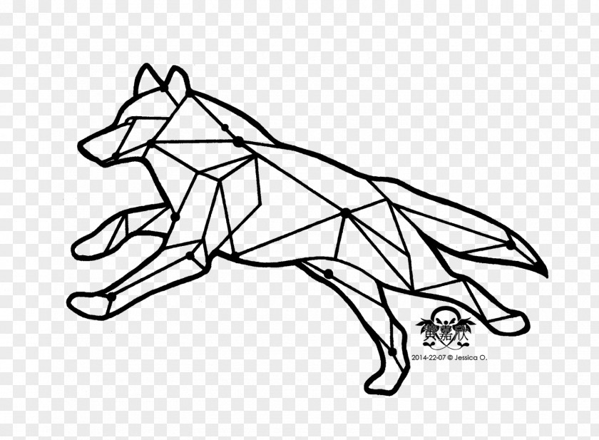 Running Wolf Tattoo Gray Drawing Coyote Clip Art PNG