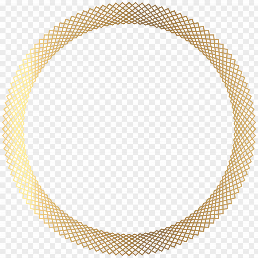 Deco Gold Round Border Transparent Clip Art Image File Formats Lossless Compression PNG