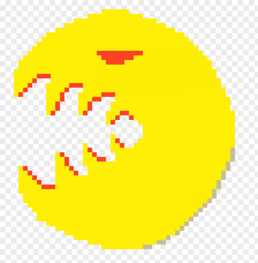 Pacman Pixel Art Drawing PNG