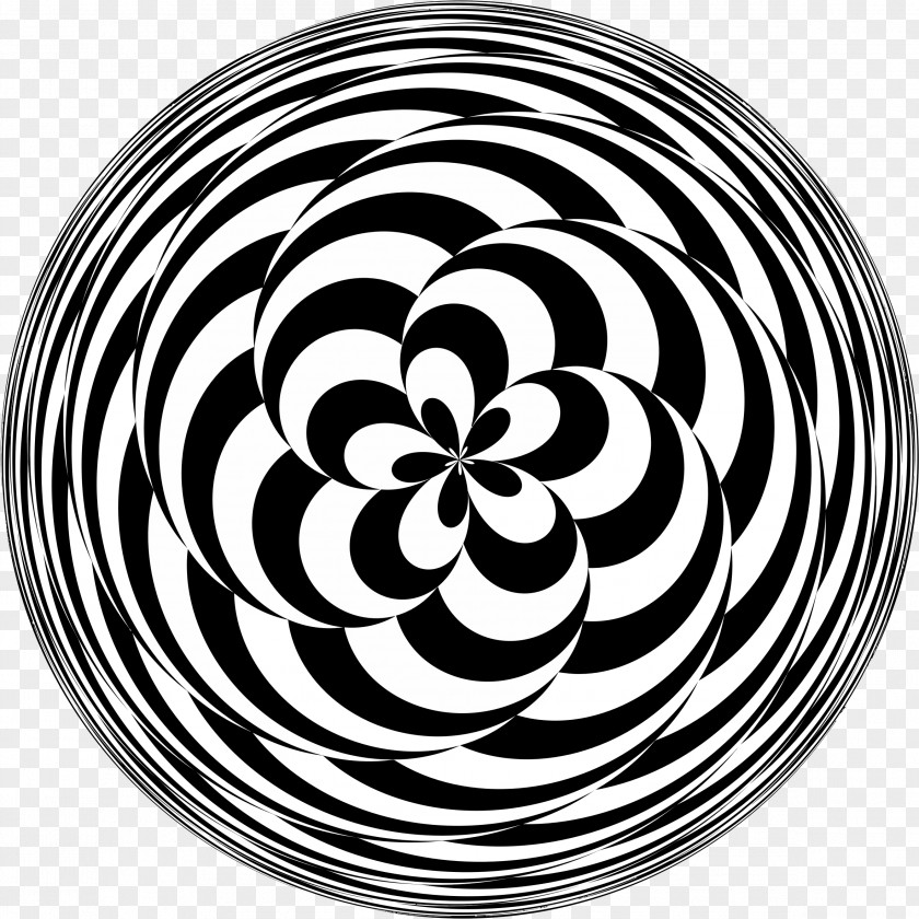 Spiral Checkerboard Toroid Clip Art PNG