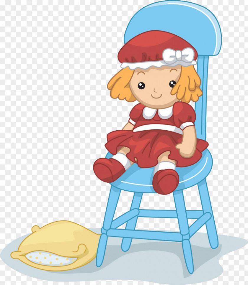 Toy Sitting On A Stool Rag Doll Stock Photography Royalty-free Clip Art PNG