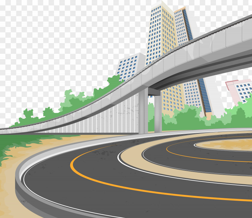 Vector Road Transport Illustration PNG