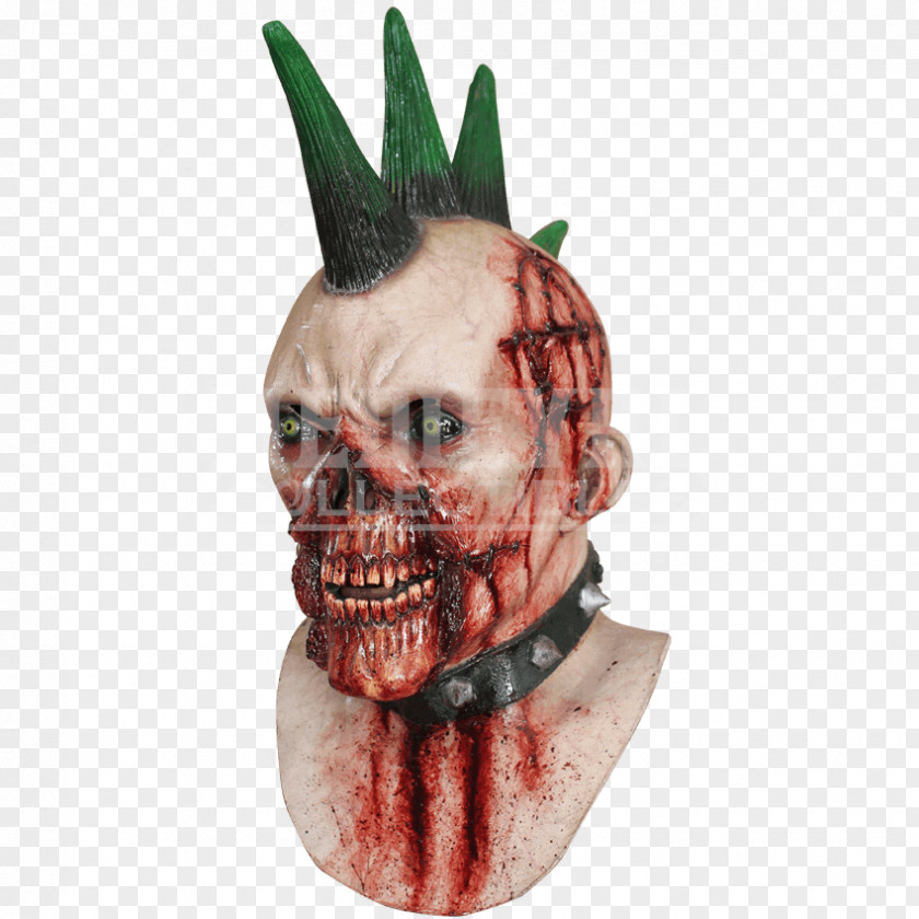 Mask Latex Punk Rock Costume Disguise PNG