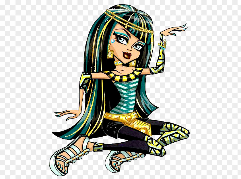 Monster Cleo DeNile High Lagoona Blue Barbie PNG