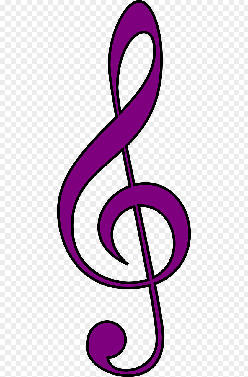 Musical Note Clef Treble Drawing PNG