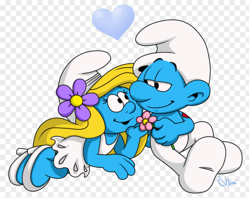 Smurfs Smurfette Clumsy Smurf Hefty The PNG
