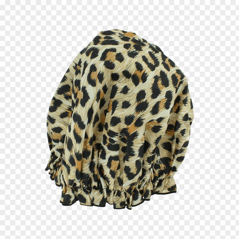 Leopard Animal Print Shower Caps Towel PNG