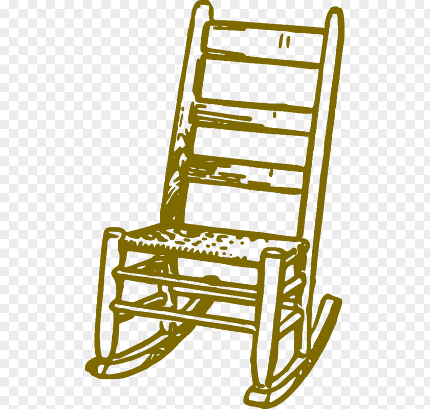 Rocking Chair Ladder Wooden PNG