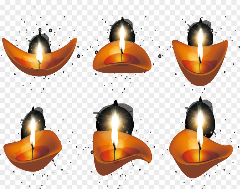 Traditional Menorah Candles Candlestick PNG
