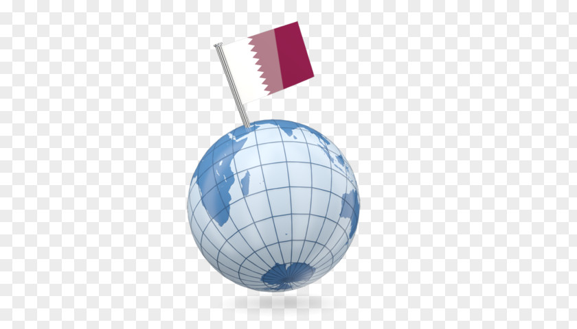 Flag Of Qatar Globe Sphere PNG