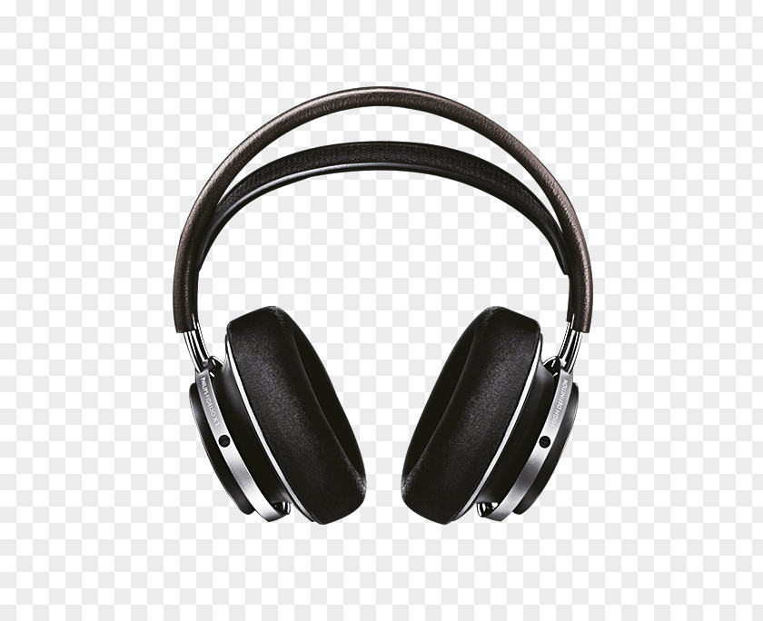 Black Headphones High Fidelity Philips Stereophonic Sound PNG