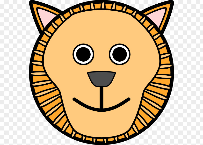 Cartoon Lion Face Pictures Bengal Tiger Clip Art PNG