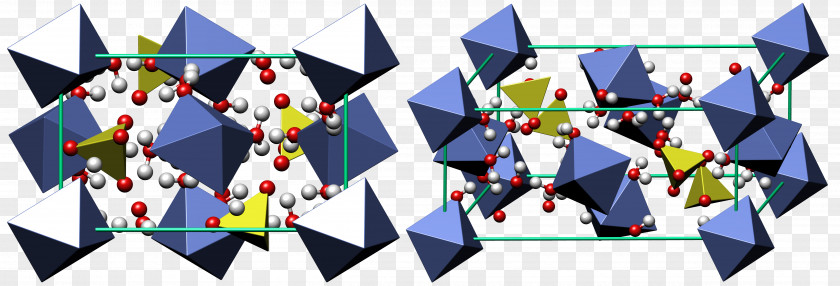 Crystal Copper(II) Sulfate Structure Iron(II) Primitive Cell PNG