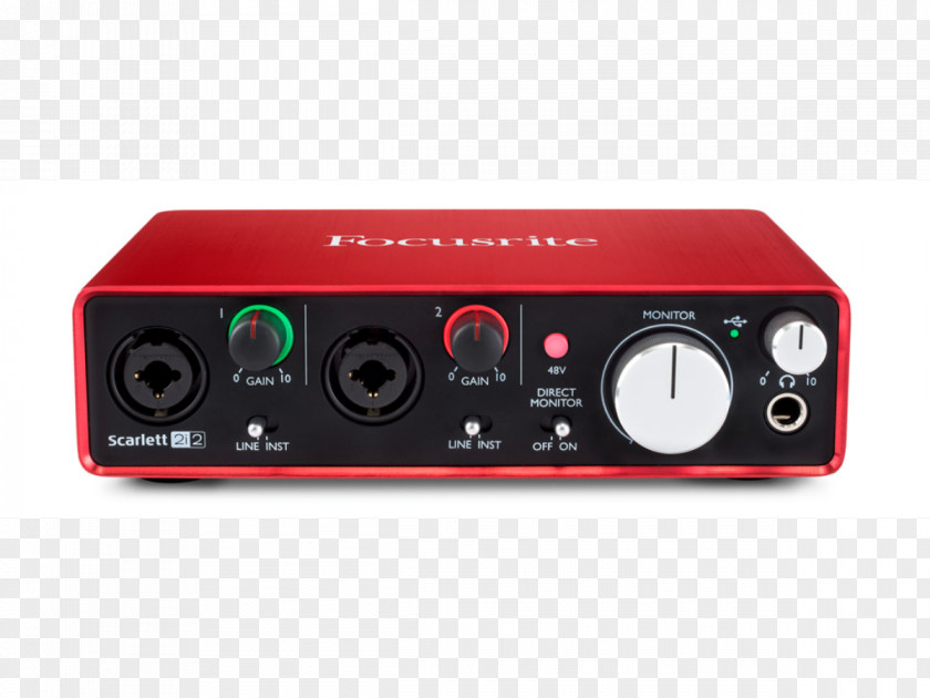 Microphone Focusrite Scarlett 2i2 2nd Gen Sound Cards & Audio Adapters PNG