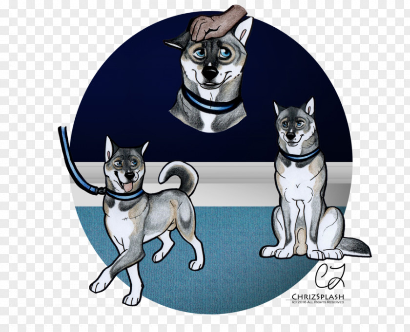 Art Training Course Dog Breed Siberian Husky Cat Cartoon Illustration PNG