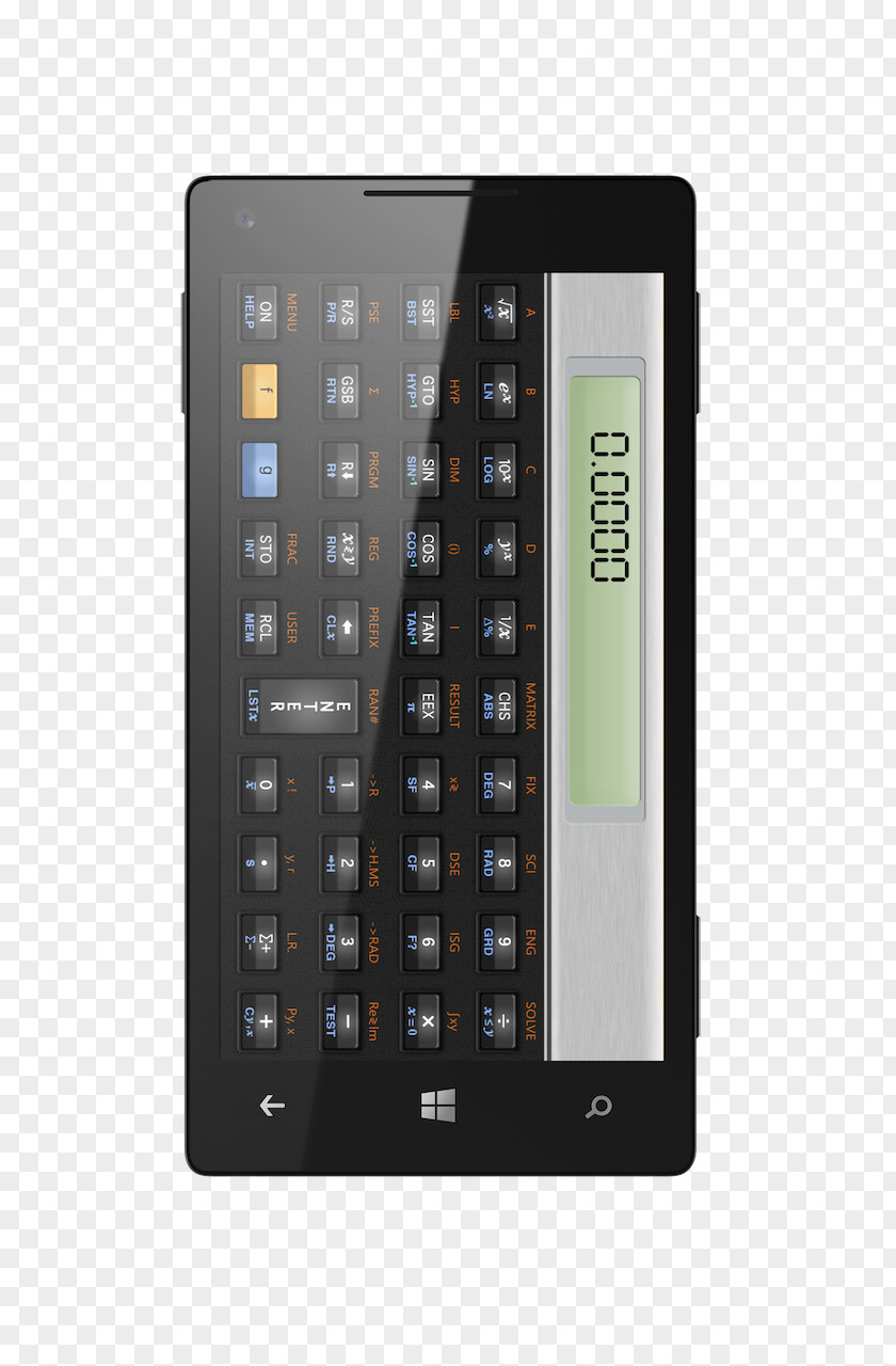 Calculator Feature Phone Scientific HP-15C Mobile Phones PNG