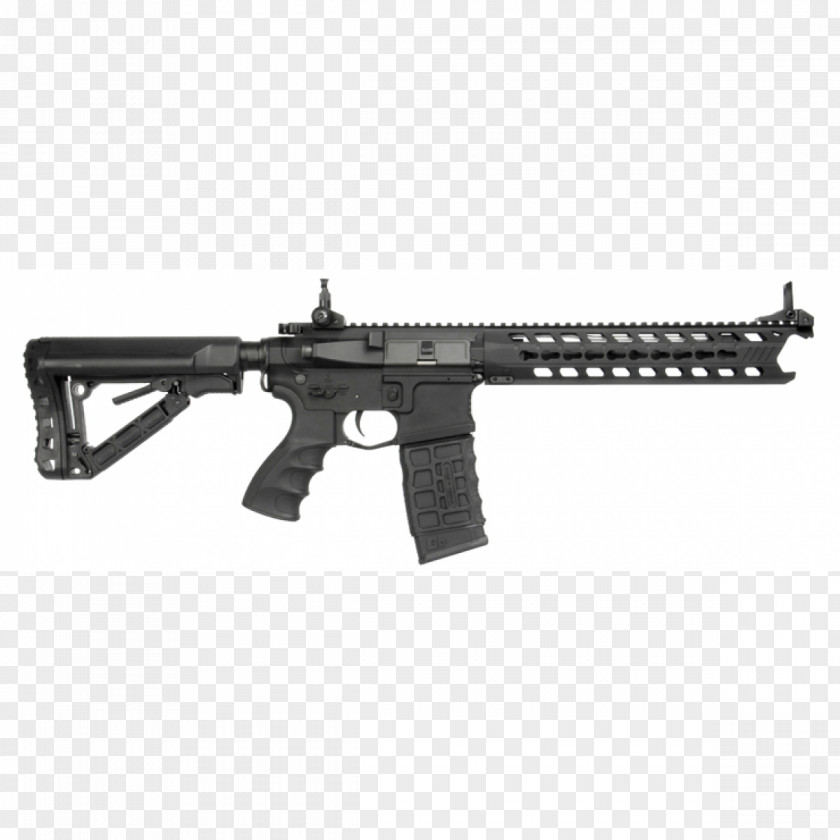 Machine Gun Predator YouTube Airsoft Guns KeyMod M4 Carbine PNG