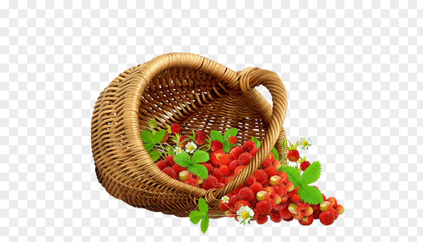 Strawberry Fruit Food Gift Baskets Image PNG