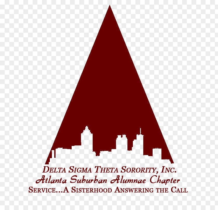 Triangle Logo Atlanta Skyline Brand Font PNG
