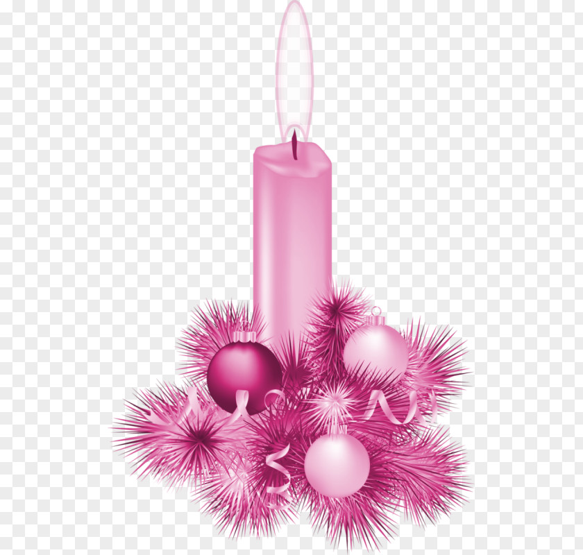 Christmas Decoration Red Candles Santa Claus Ornament Candle Clip Art PNG
