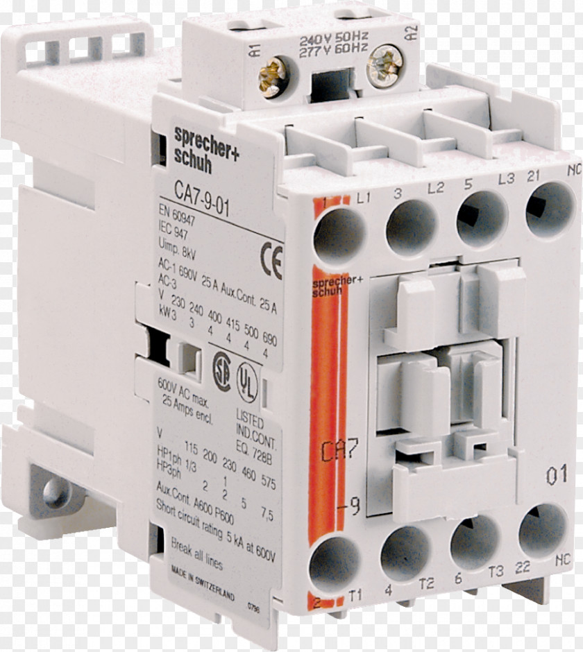 Circuit Breaker Contactor Electrical Network Mains Electricity CNW PNG