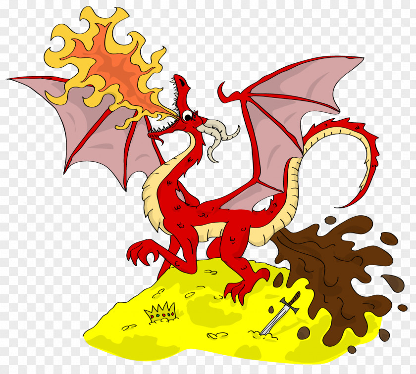 Dragon The Smaug Feces Shit PNG