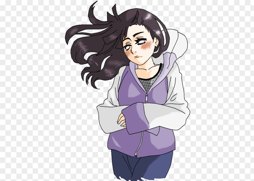 Hinata Hyuga DeviantArt Illustration Black Hair PNG