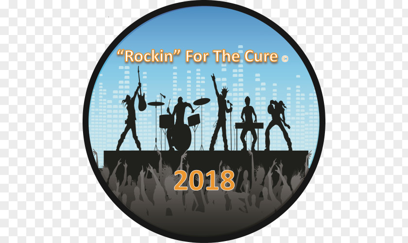 Rock Hard Rockin For The Cure Escape Cafe Bar Art PNG