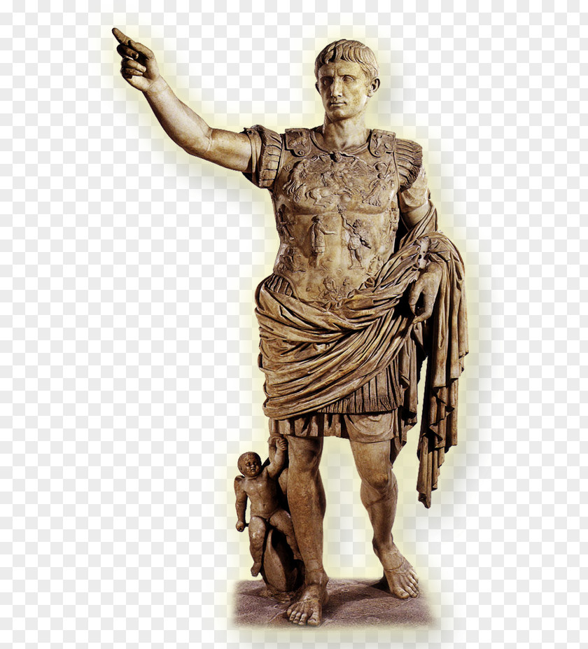 ROMAN STATUE Augustus Of Prima Porta Ancient Rome Roman Empire Emperor PNG