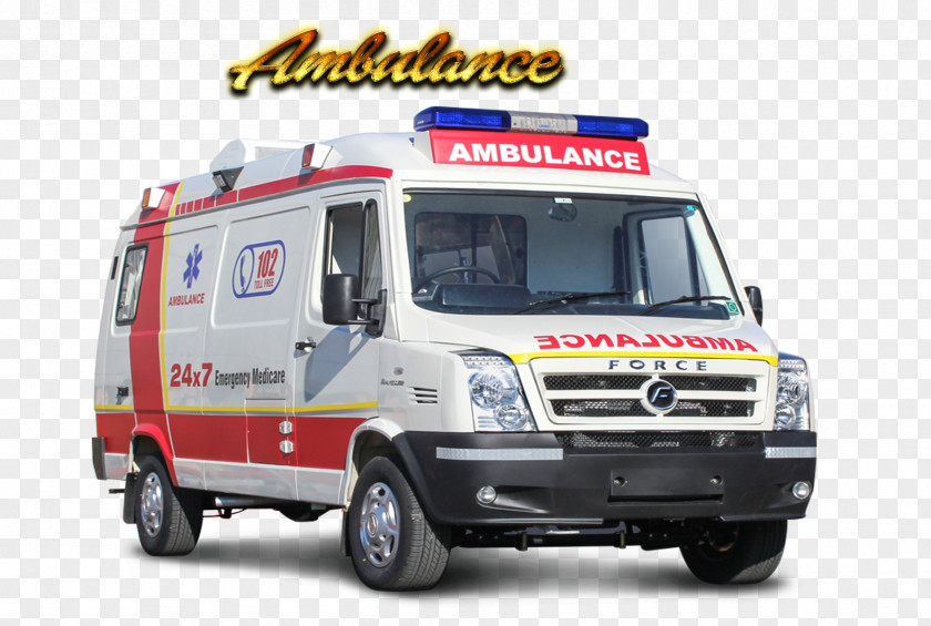 Ambulance Force Motors Care Service Van PNG