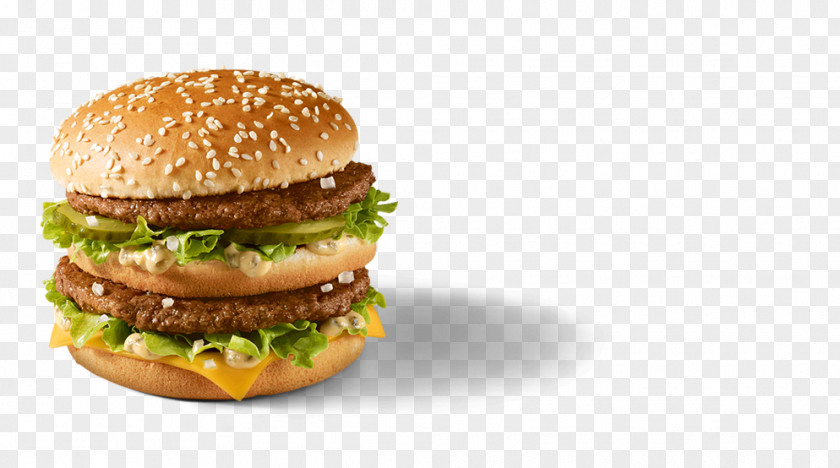 Big Mac McDonald's Hamburger Fast Food French Fries PNG
