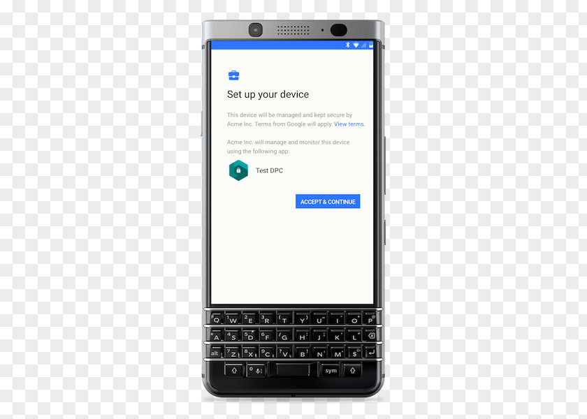 Smartphone Feature Phone BlackBerry KEYone Android PNG