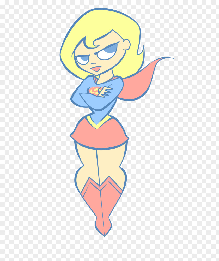 Supergirl Cartoon Line Art Clothing Clip PNG