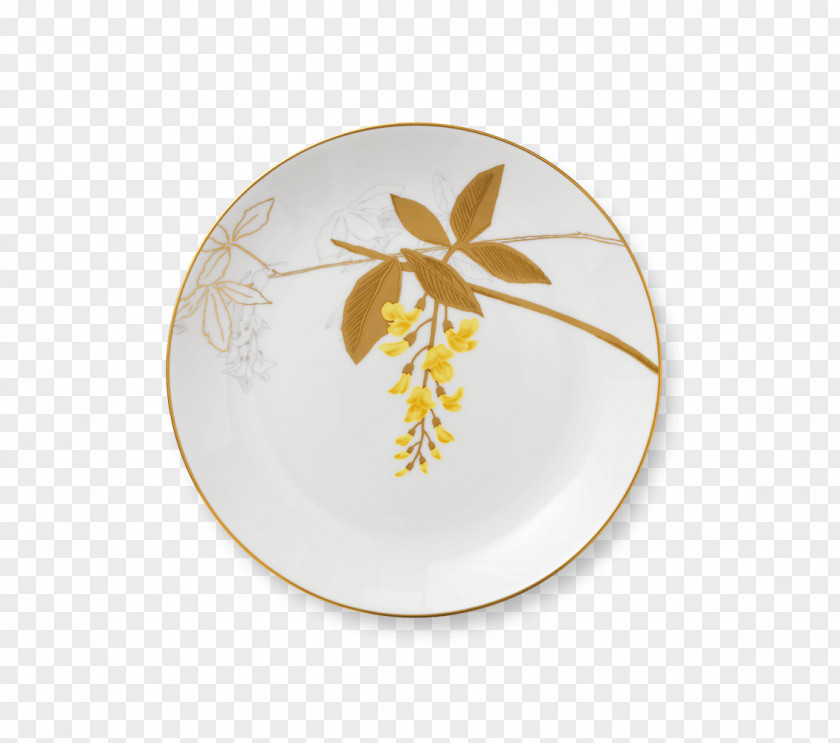 Plate Flora Service De Table Asjett Porcelain PNG