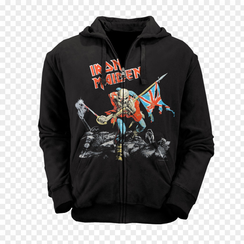 T-shirt Hoodie Bluza The Trooper (Live Long Beach Arena) PNG
