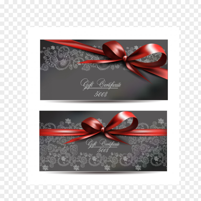 Black Bowknot Luxury Invitation Wedding Gift Ribbon PNG